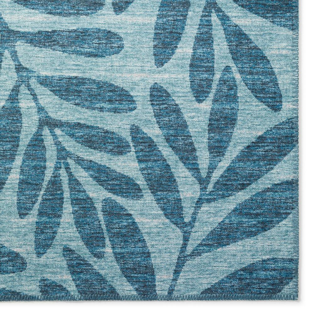 Yuma Blue Coastal Floral 8' x 10' Area Rug Blue AYU35