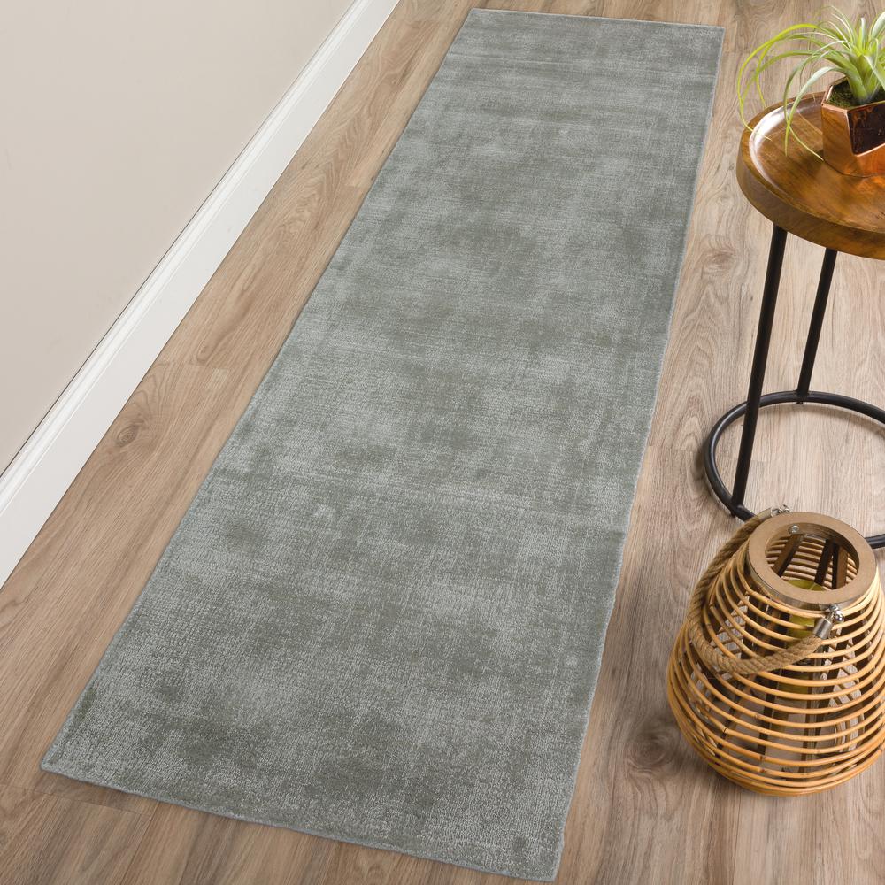 Addison Garrett Solid Grey 2’3" x 7’6" Runner Rug