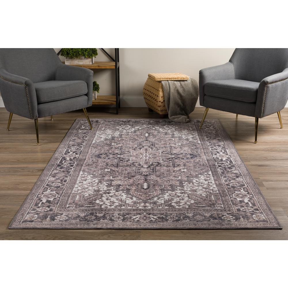 Kensington AKE38OY9X13 Brown, Area Rug