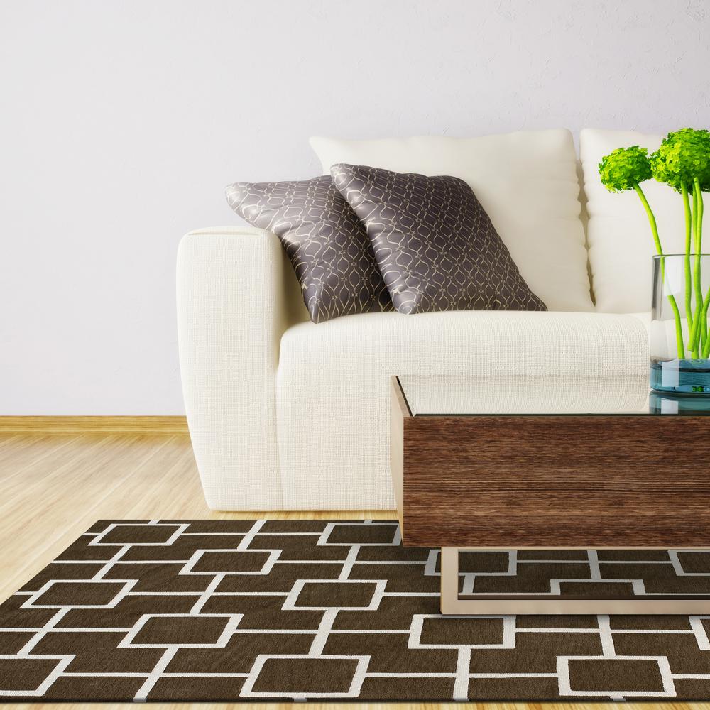 Optics 33 Brown 9'X13', Area Rug