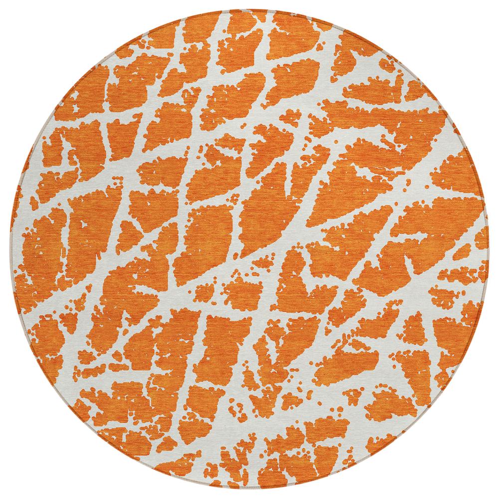Chantille ACN501 Orange 8' x 8' Rug