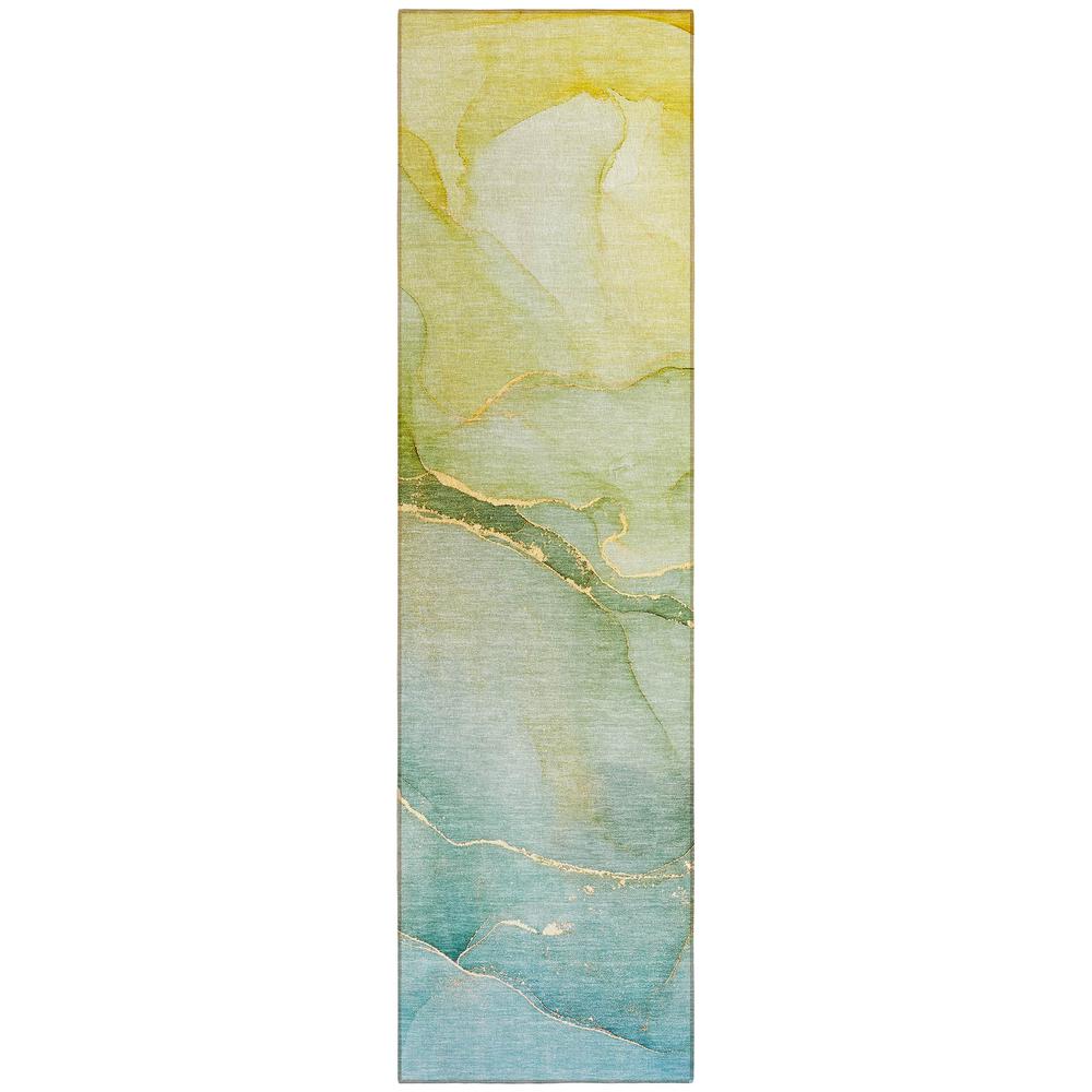 Chantille ACN508 Green 2'3" x 7'6" Rug