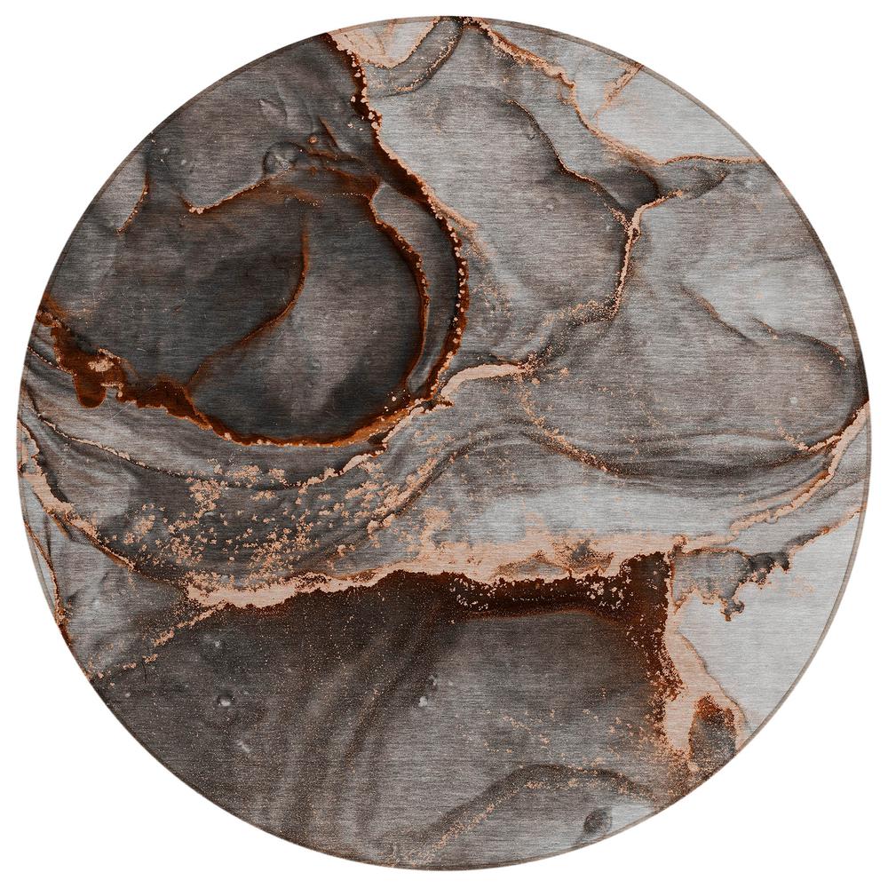 Chantille ACN525 Orange 8' x 8' Rug