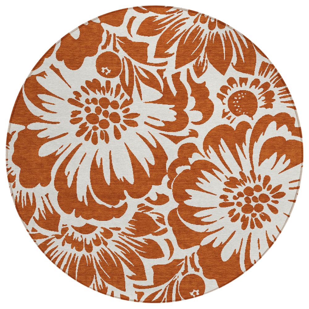 Chantille ACN551 Orange 8' x 8' Rug