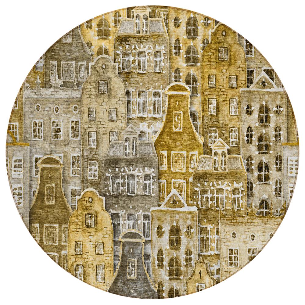 Chantille ACN600 Brown 8' x 8' Rug