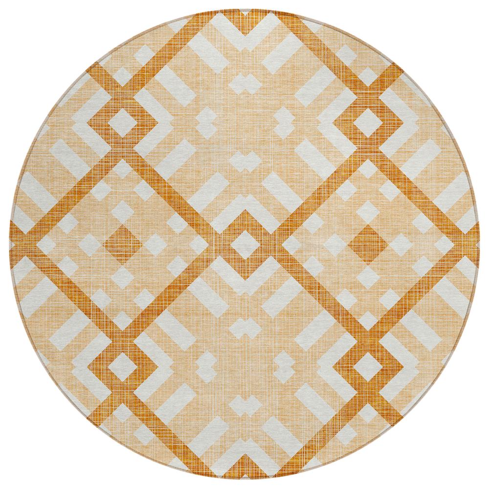 Chantille ACN616 Orange 8' x 8' Rug