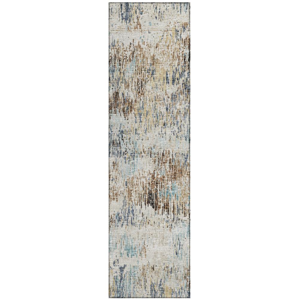 Indoor/Outdoor Accord AAC31 Moody Washable 2'3" x 7'6" Runner Rug