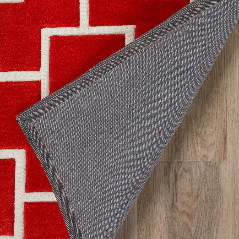 Optics 33 Red 9'X13', Area Rug