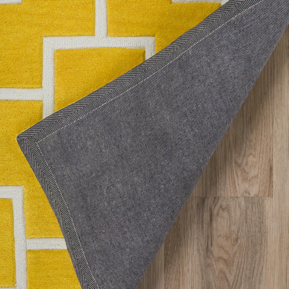 Optics 33 Yellow 9'X13', Area Rug