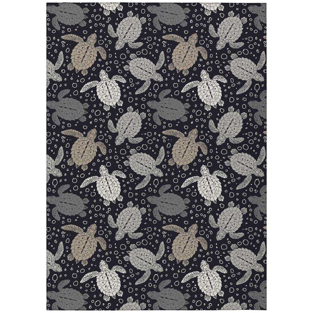 Indoor/Outdoor Surfside ASR43 Midnight Washable 10' x 14' Rug