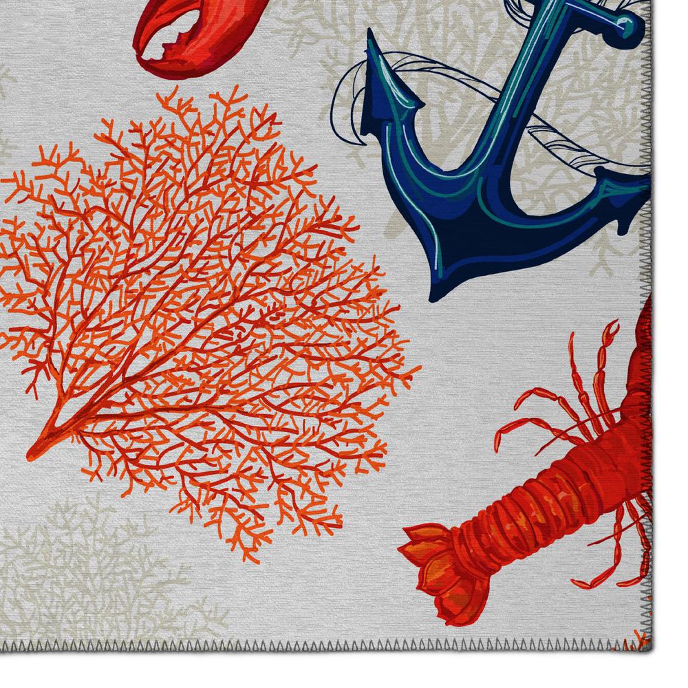 Indoor/Outdoor Harpswell AHP34 Red Washable 10' x 14' Rug