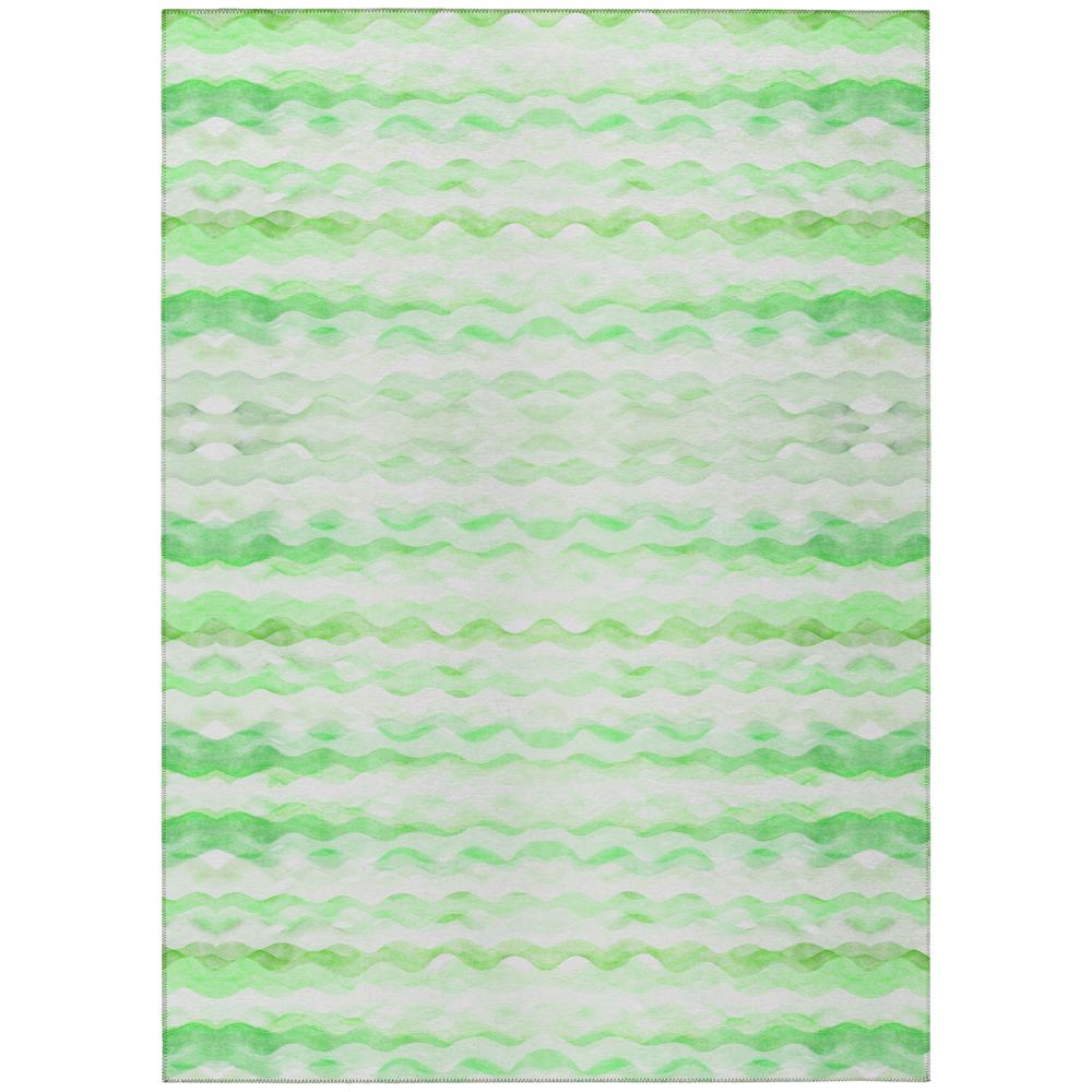 Indoor/Outdoor Surfside ASR46 Green Washable 10' x 14' Rug