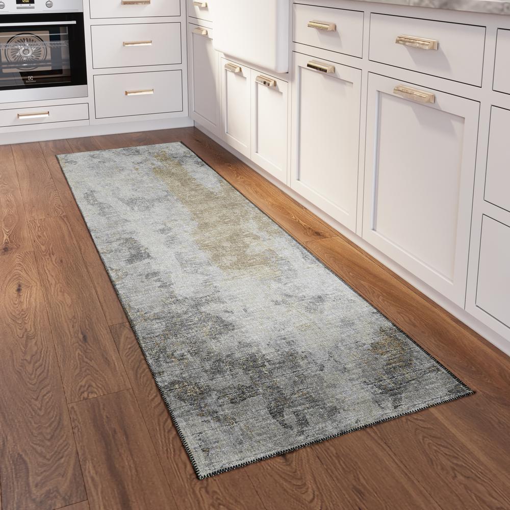 Indoor/Outdoor Accord AAC33 Moody Washable 2'3" x 7'6" Runner Rug