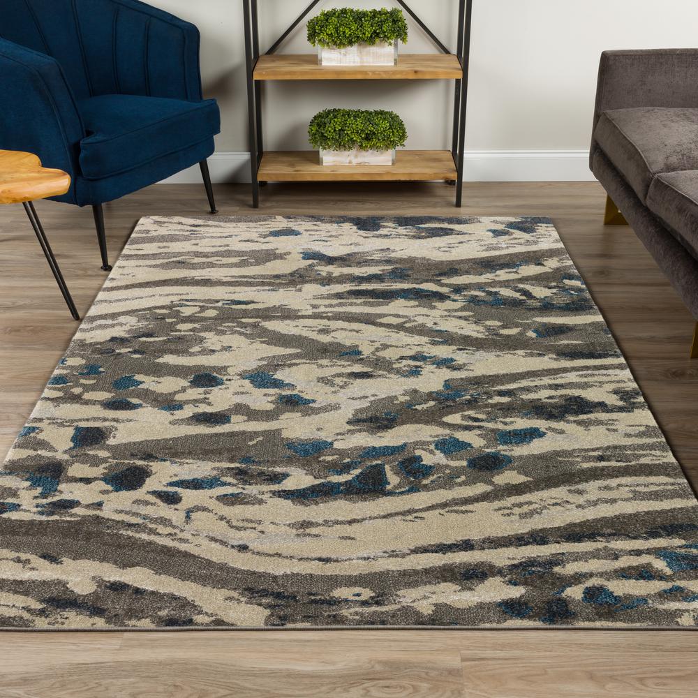 Atlas 37 Blue 9'6"X13'2", Area Rug