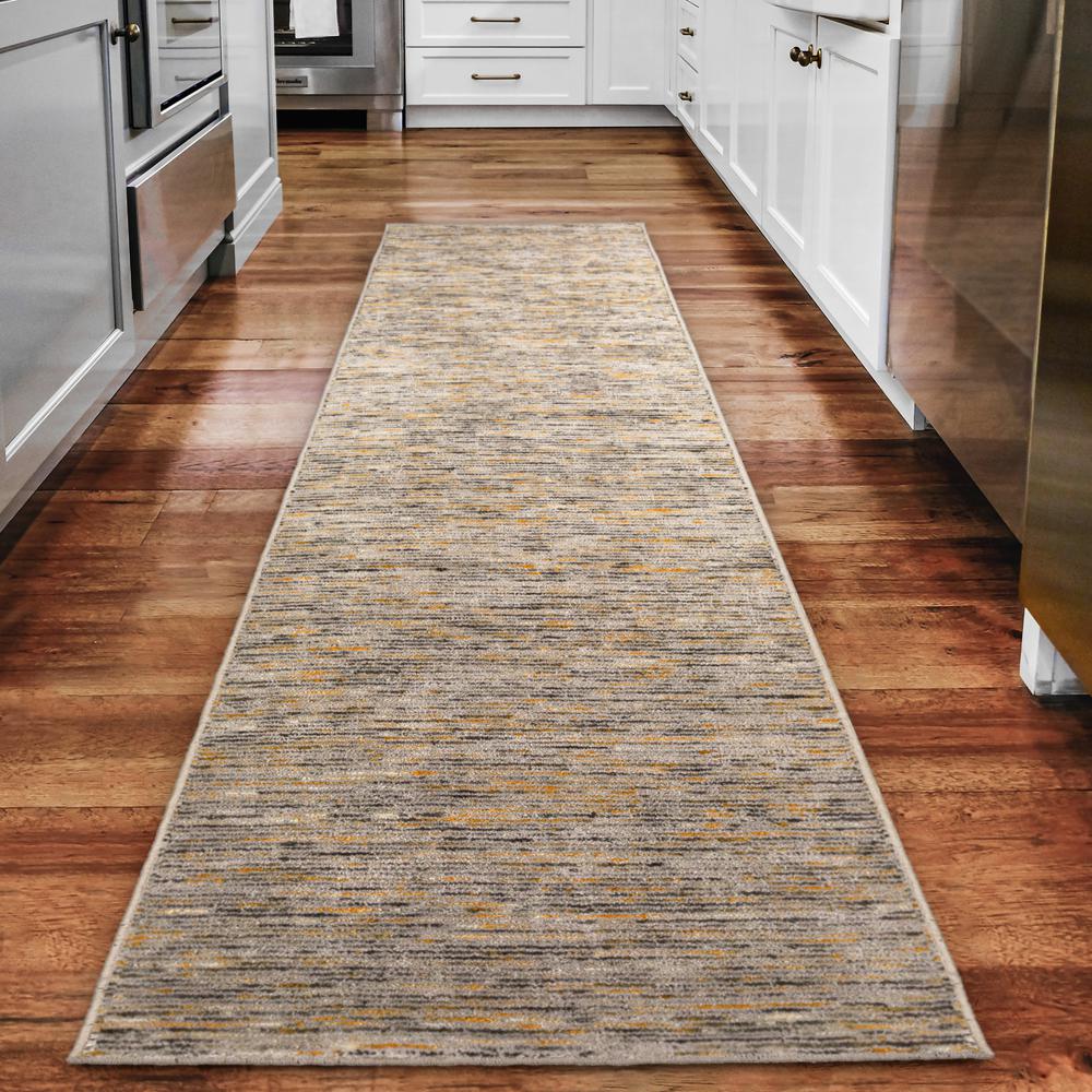 Addison Villager Active Solid Gold 2’3" x 7’6" Runner Rug
