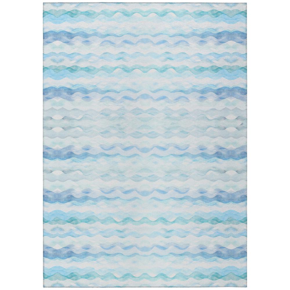 Indoor/Outdoor Surfside ASR46 Blue Washable 10' x 14' Rug