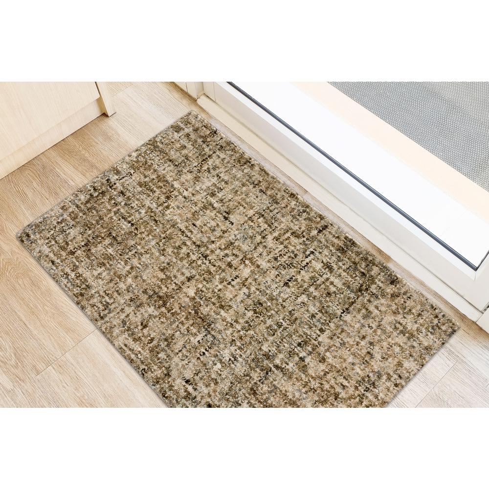 Addison Eastman Variegated Solid Taupe 2' x 3' Accent Rug