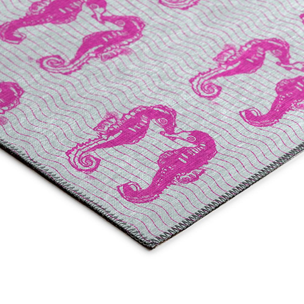 Indoor/Outdoor Surfside ASR45 Pink Washable 10' x 14' Rug