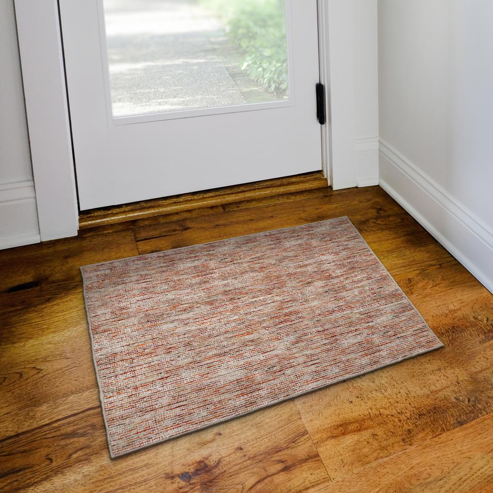 Addison Villager Active Solid Red 2’ x 3’ Accent Rug