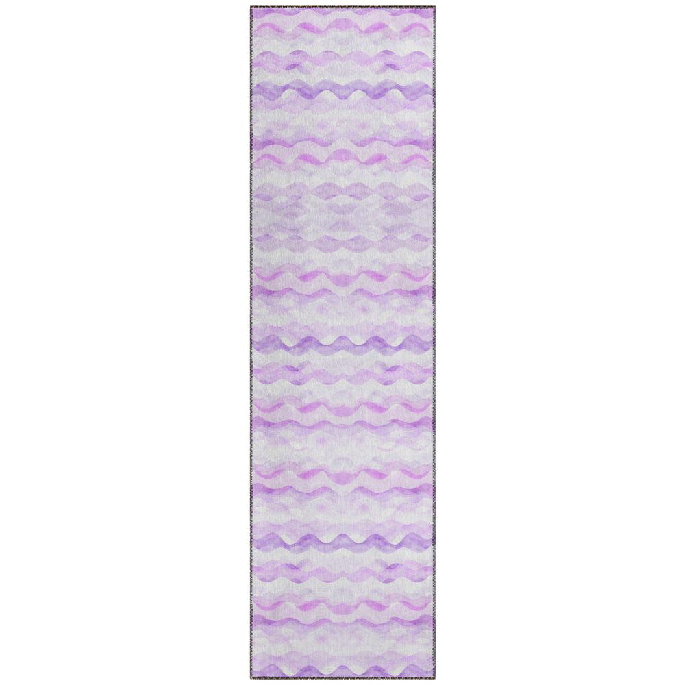Indoor/Outdoor Surfside ASR46 Purple Washable 2'3" x 7'6" Runner Rug