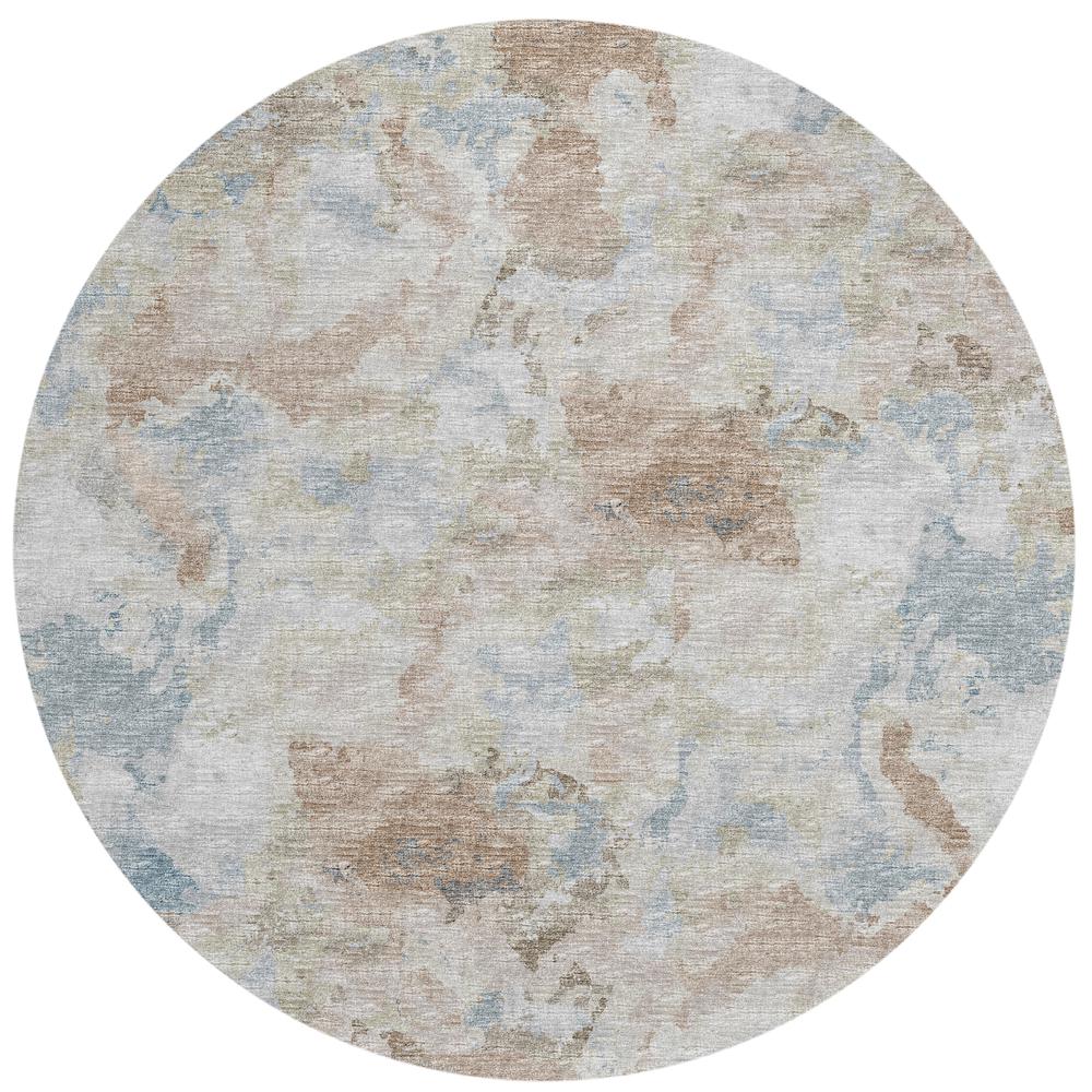 Indoor/Outdoor Accord AAC32 Moody Washable 8' x 8' Round Rug