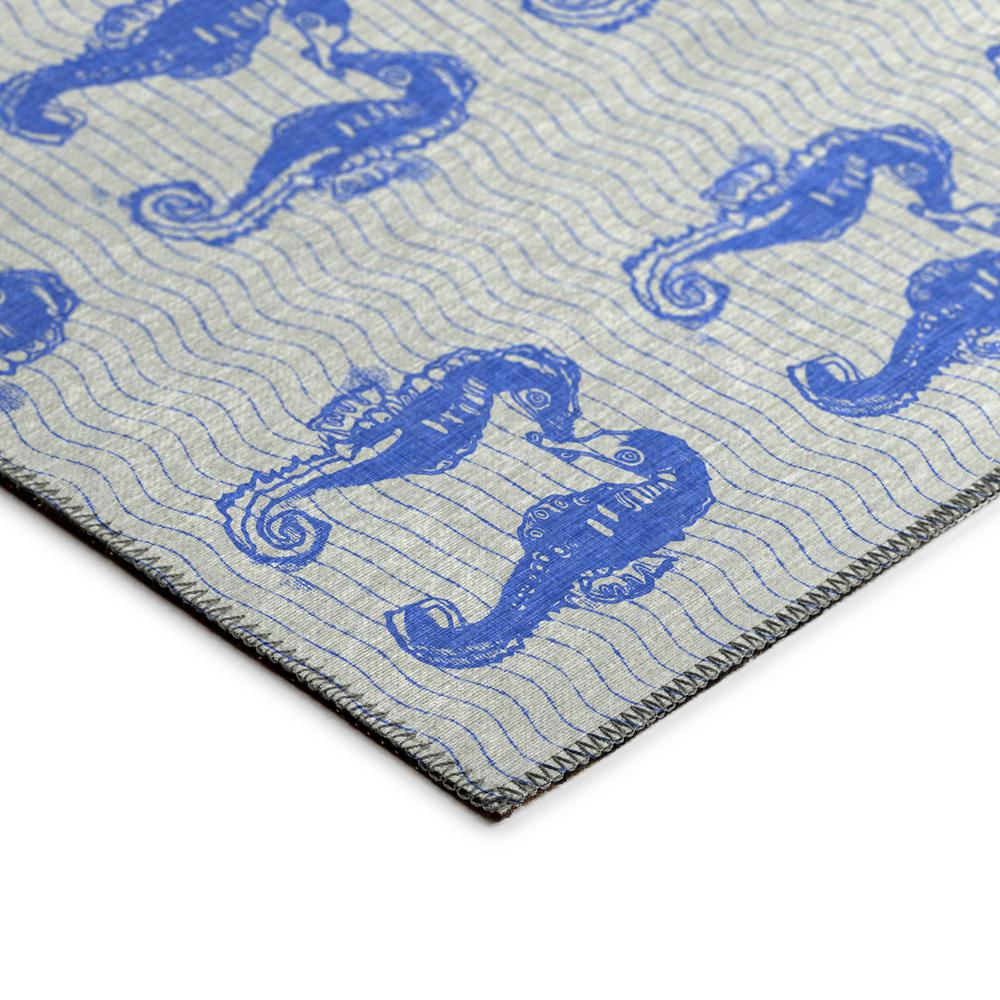 Indoor/Outdoor Surfside ASR45 Blue Washable 10' x 14' Rug
