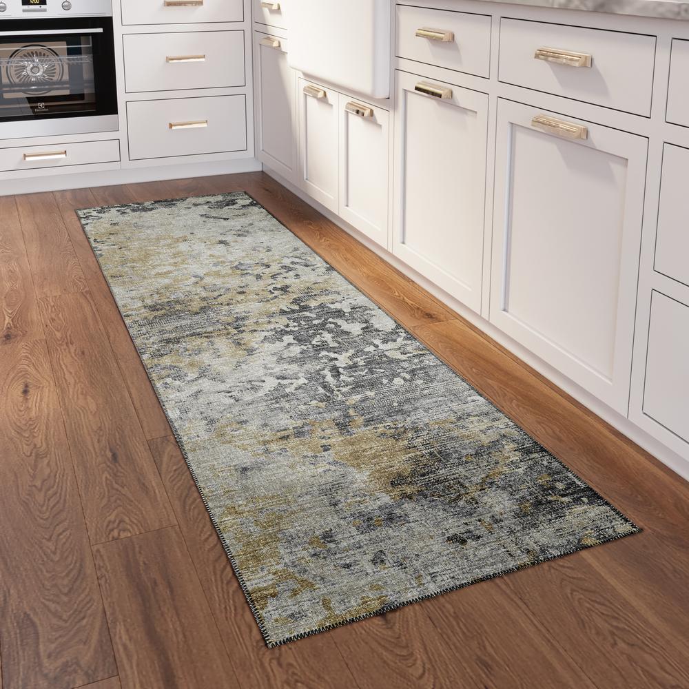 Indoor/Outdoor Accord AAC35 Moody Washable 2'3" x 7'6" Runner Rug