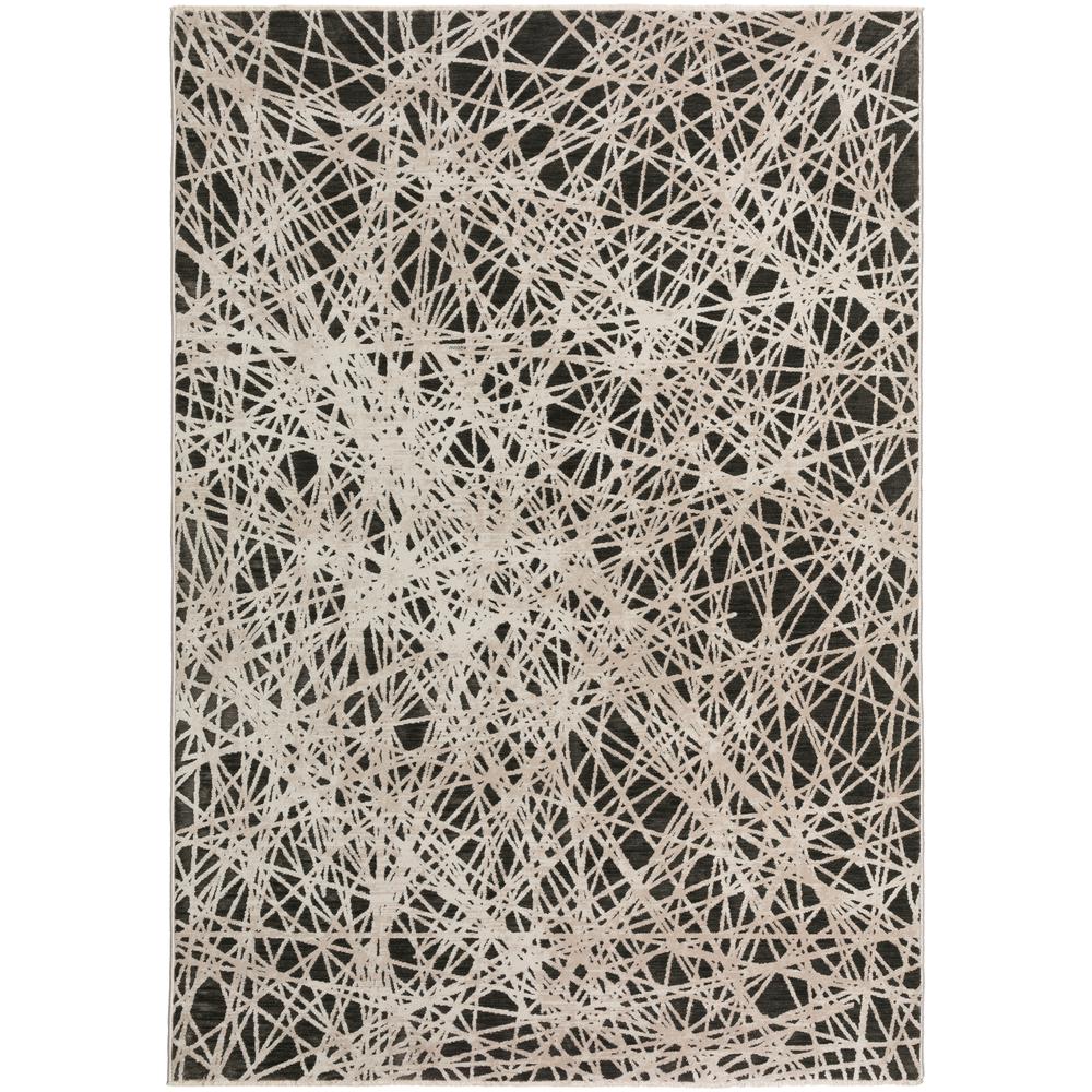 Emery AEE34 Black 3'3" x 5'3" Rug