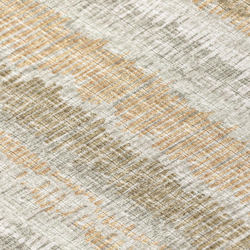 Rylee Sage Transitional Striped 1'8" x 2'6" Accent Rug Sage ARY34