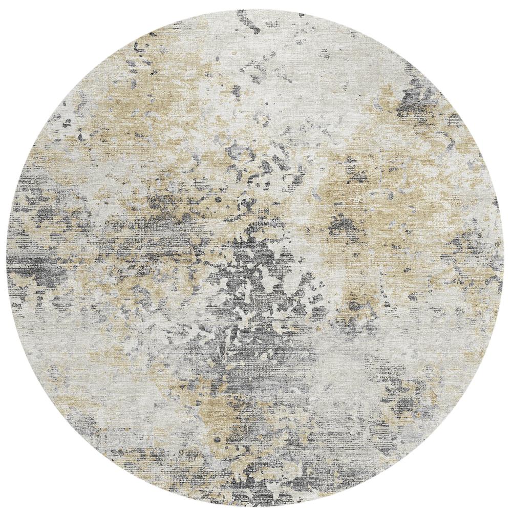 Indoor/Outdoor Accord AAC35 Moody Washable 8' x 8' Round Rug