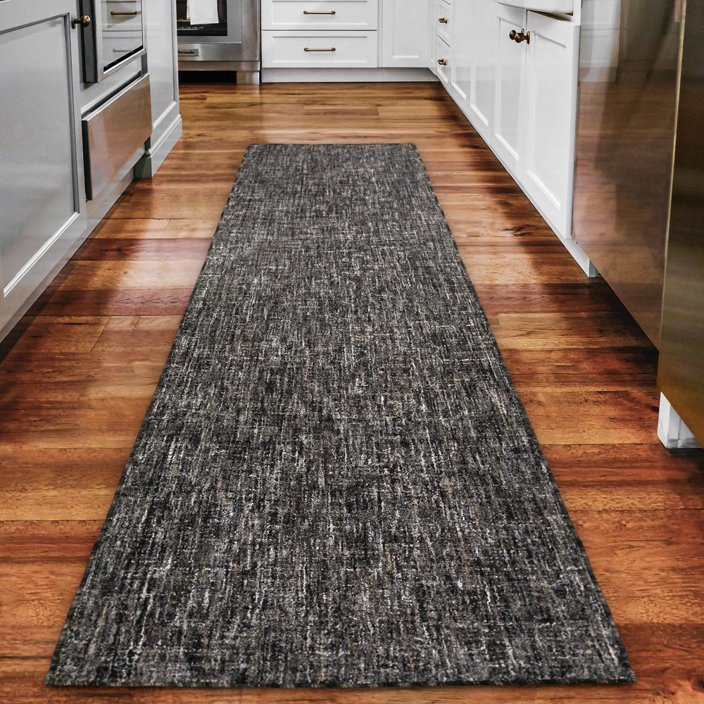 Addison Winslow Active Solid Black 2’3" x 7’6" Runner Rug