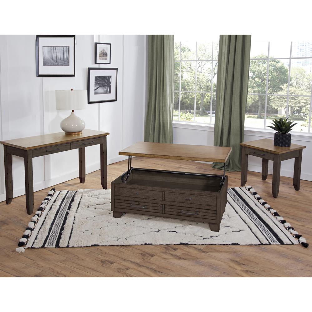 Bear Creek Sofa Table Brown