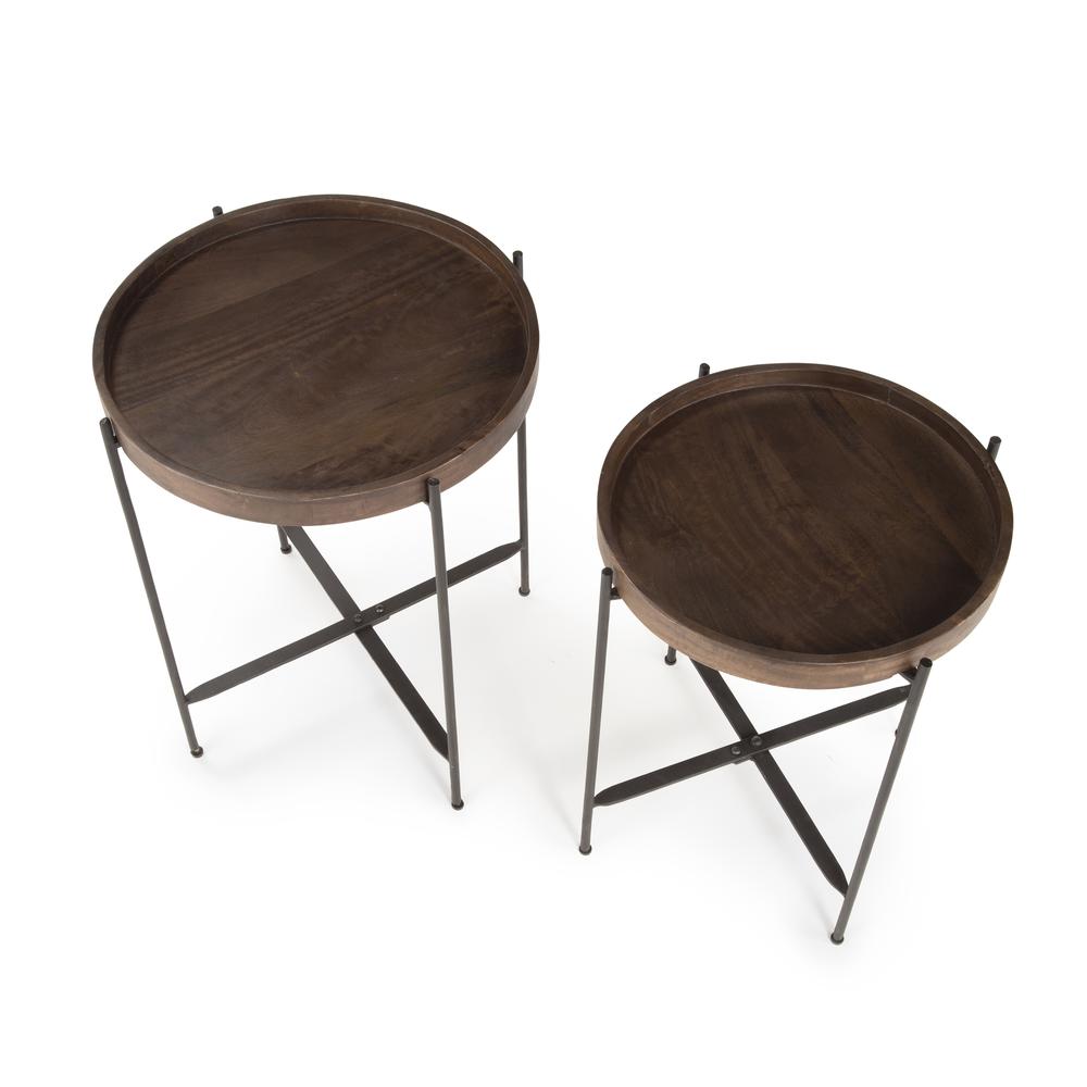 Capri Round Accent Tables - set of 2