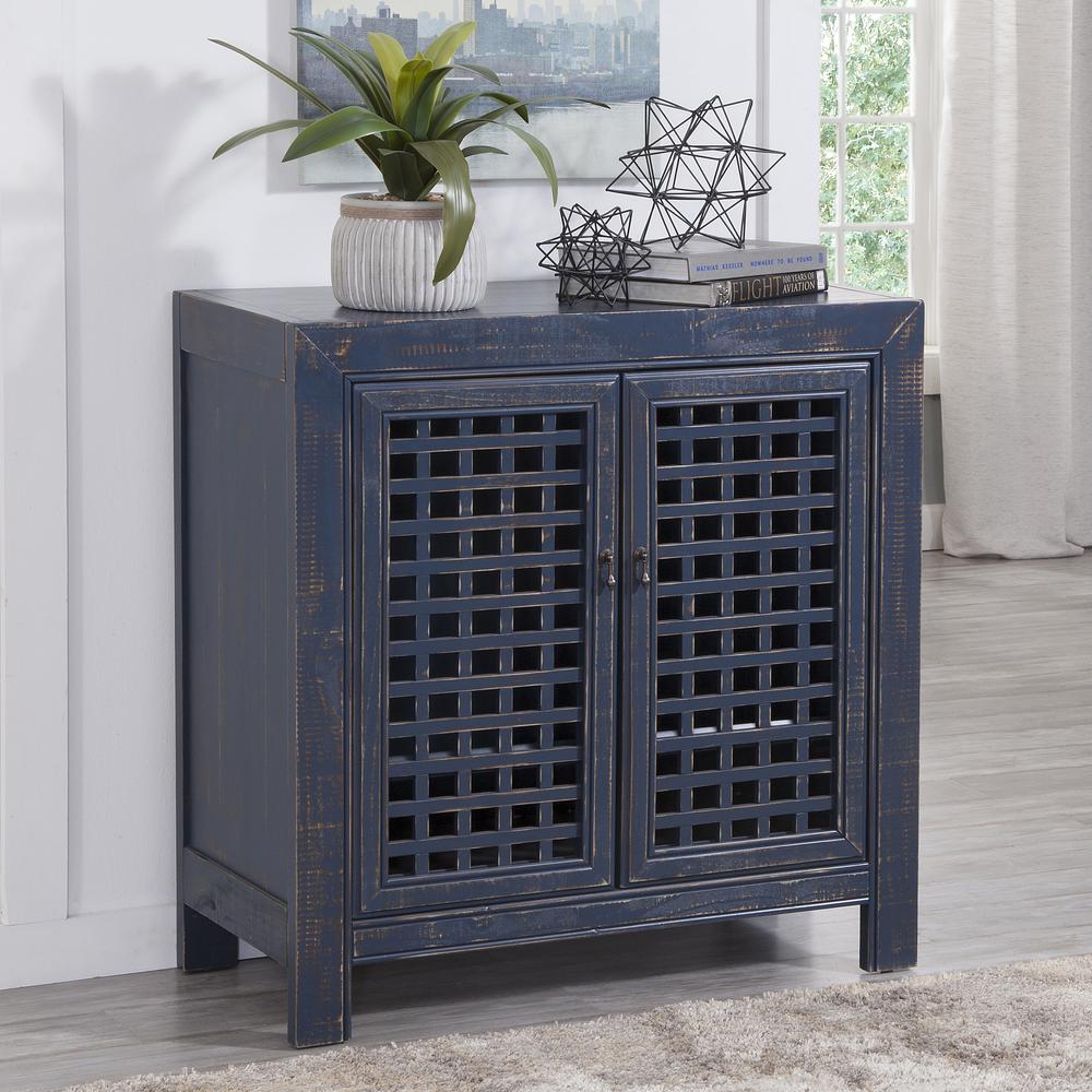 Rio Accent Cabinet Navy