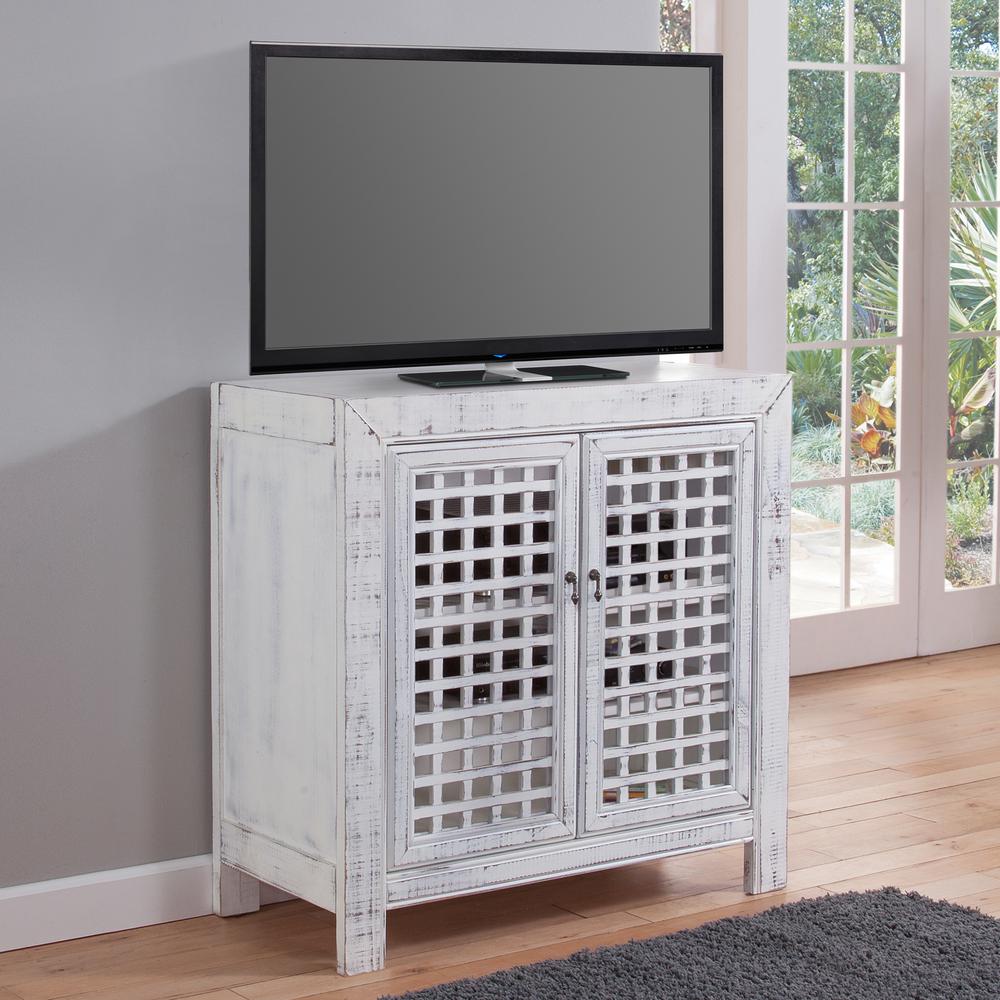 Rio Accent Cabinet White