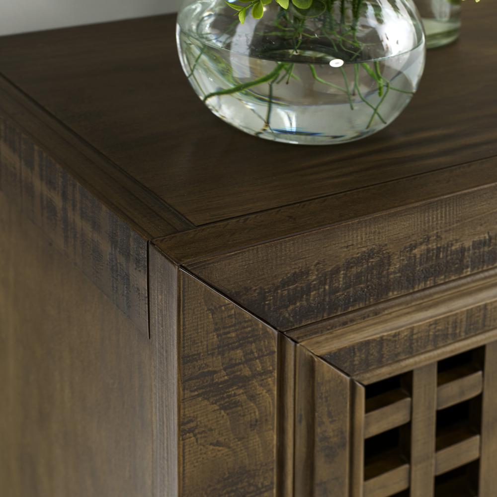 Rio 4 Door Accent Cabinet Mocha