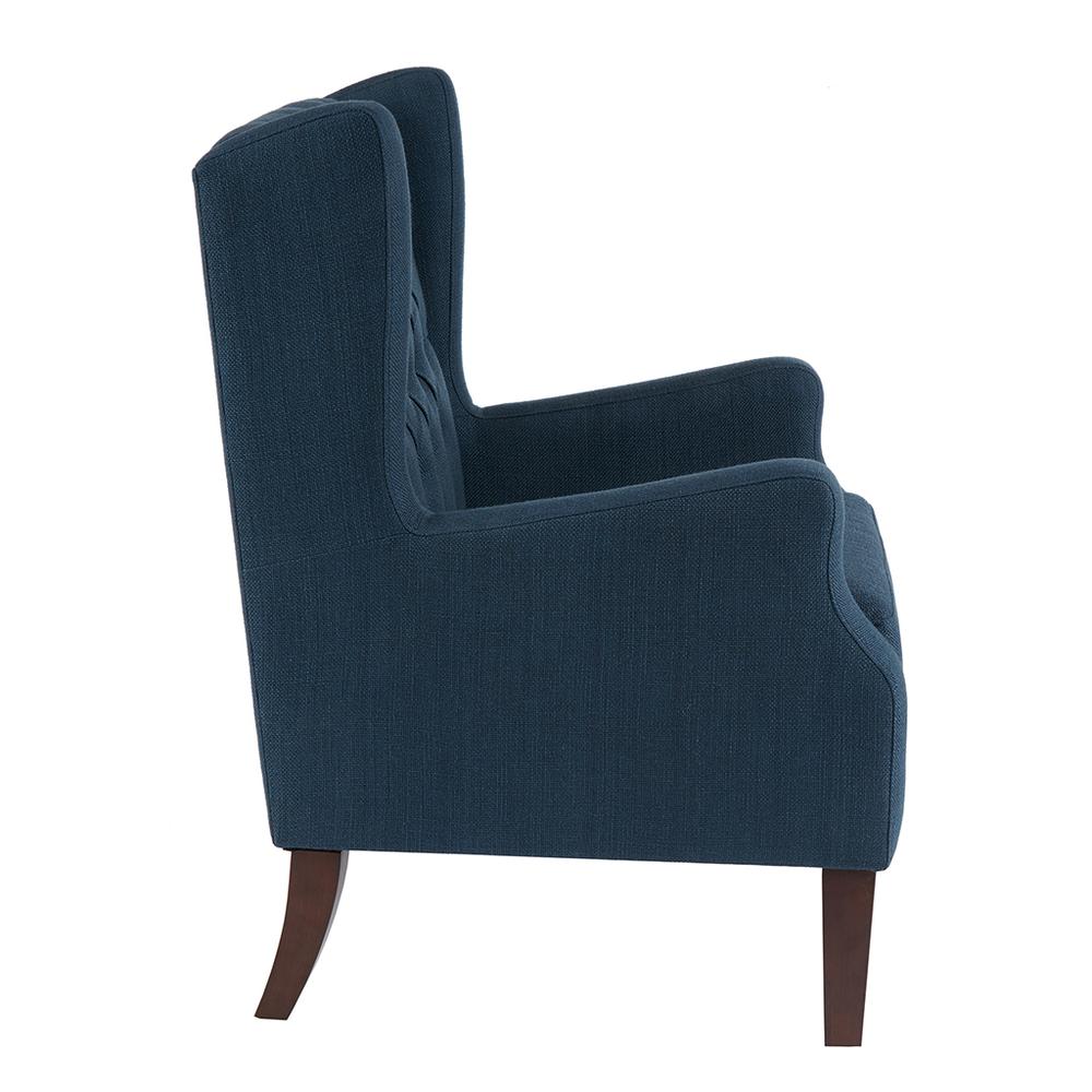 Button Tufted Wing Chair