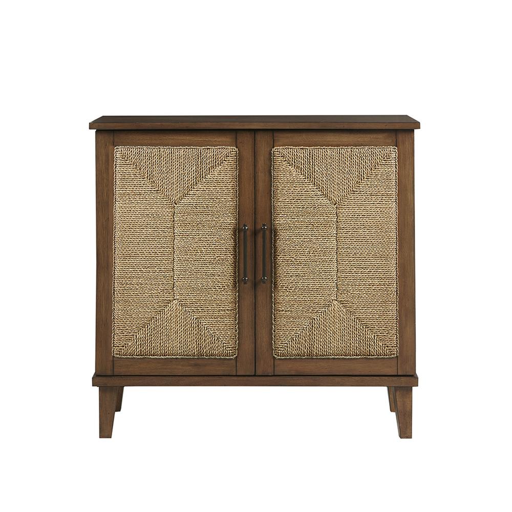 Handcrafted Seagrass 2-Door Accent chest