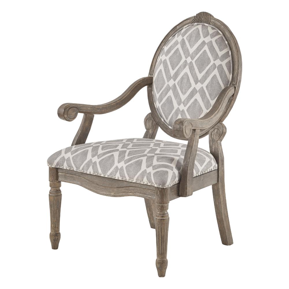 Exposed Wood Arm Chair