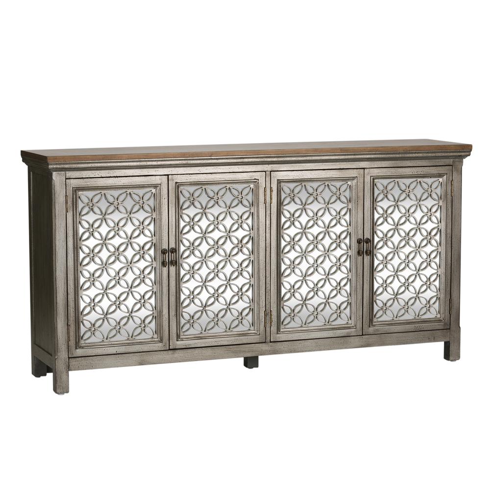 4 Door Accent Cabinet