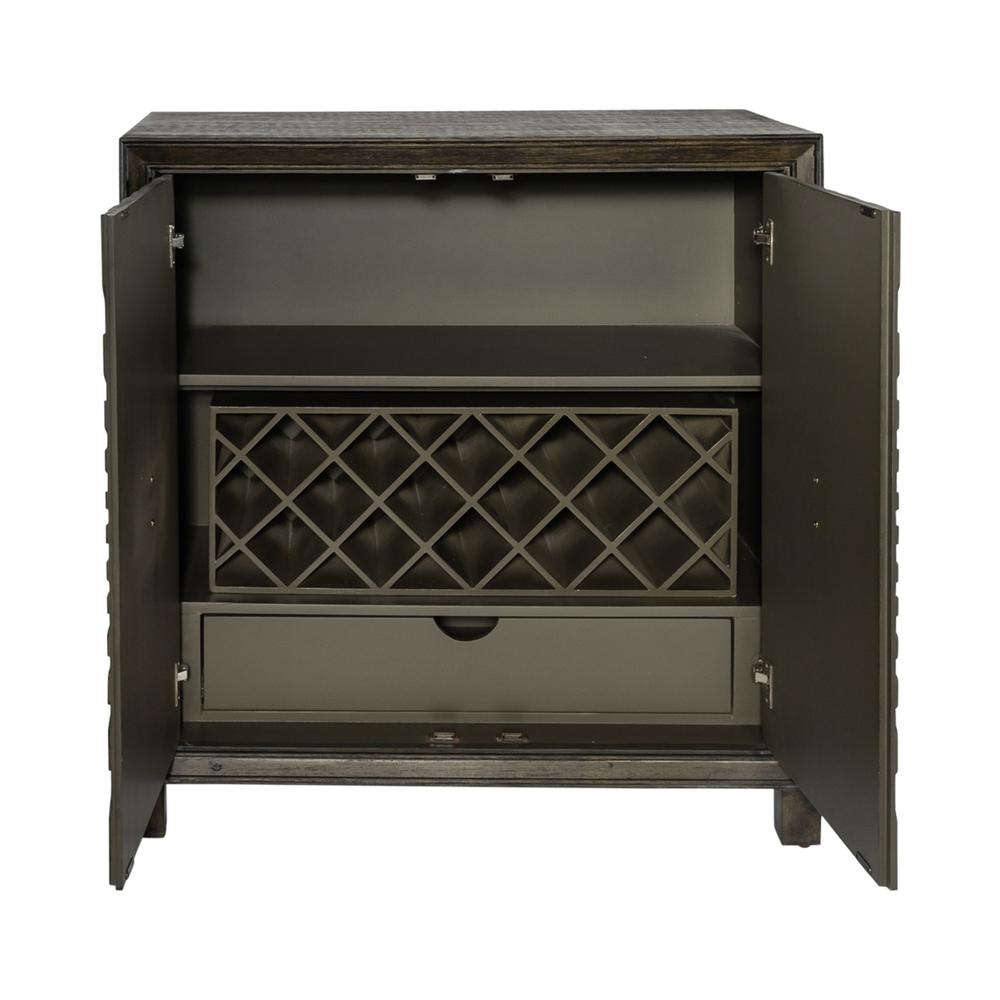 2 Door Wine Accent Cabinet