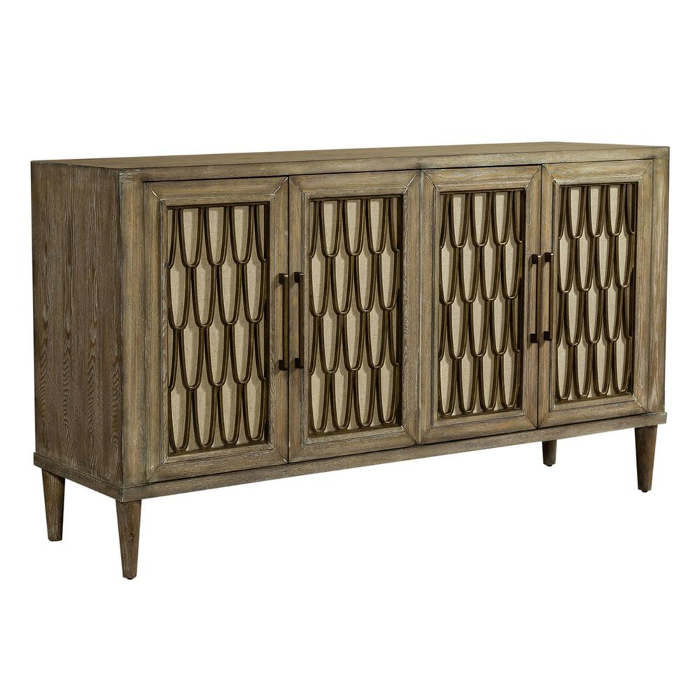 4 Door Accent Cabinet