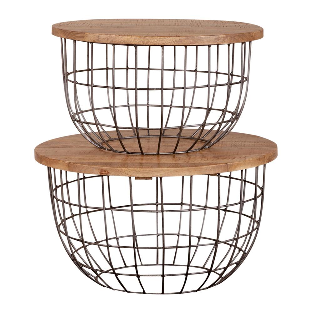 Nesting Caged Accent Tables