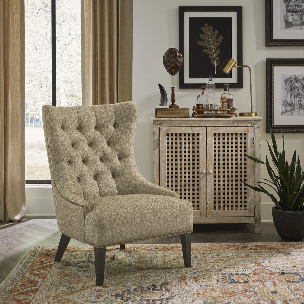 Upholstered Accent Chair - Cocoa Eclectic Multi