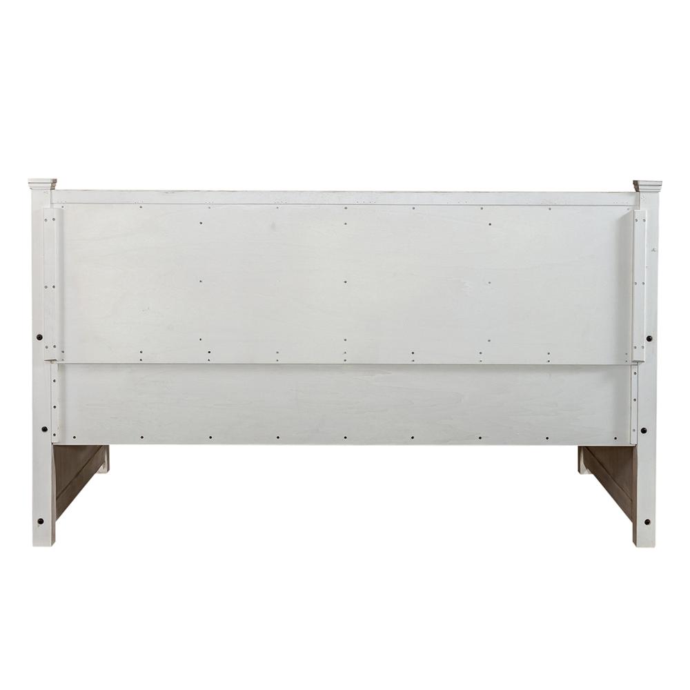 Daybed Decorative Back Farmhouse White