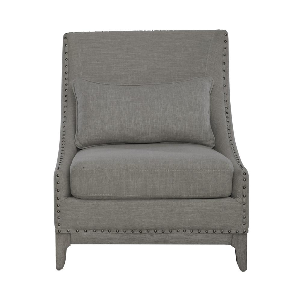 Harlequin Upholstered Accent Chair - Weathered Linen