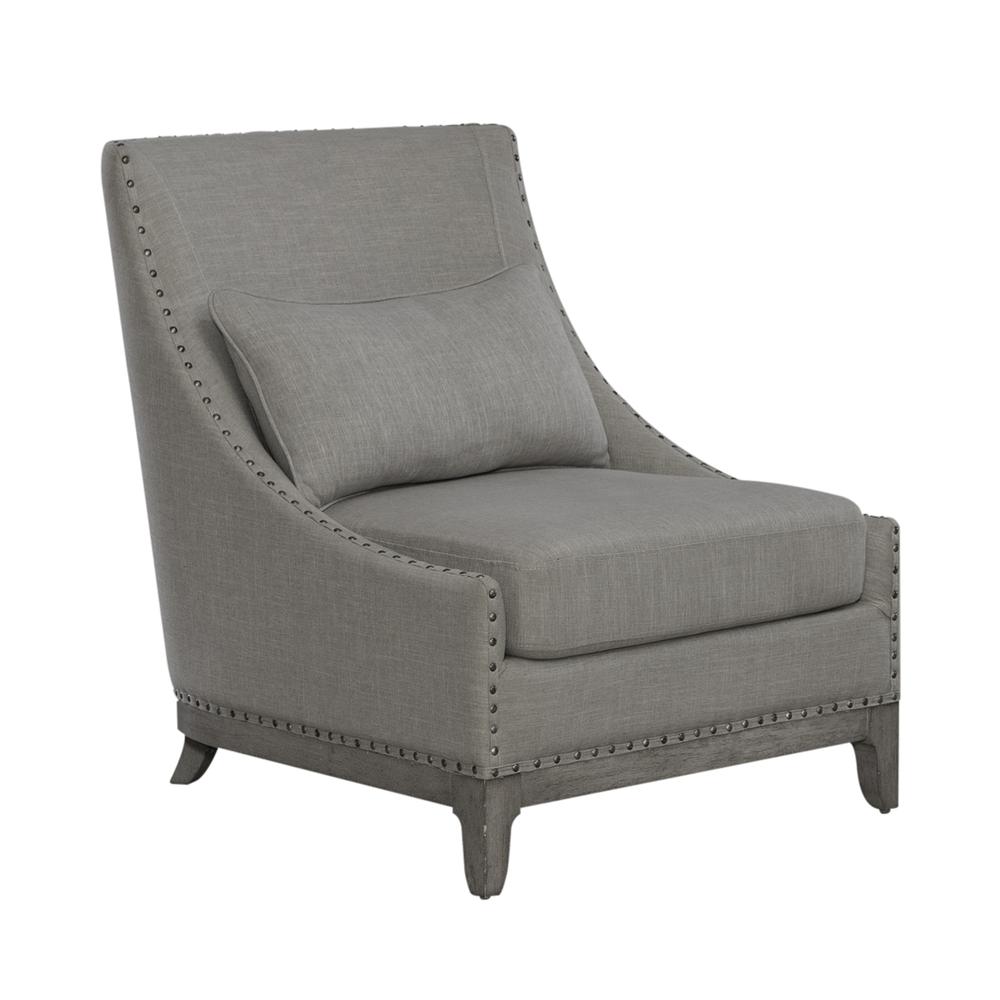 Harlequin Upholstered Accent Chair - Weathered Linen