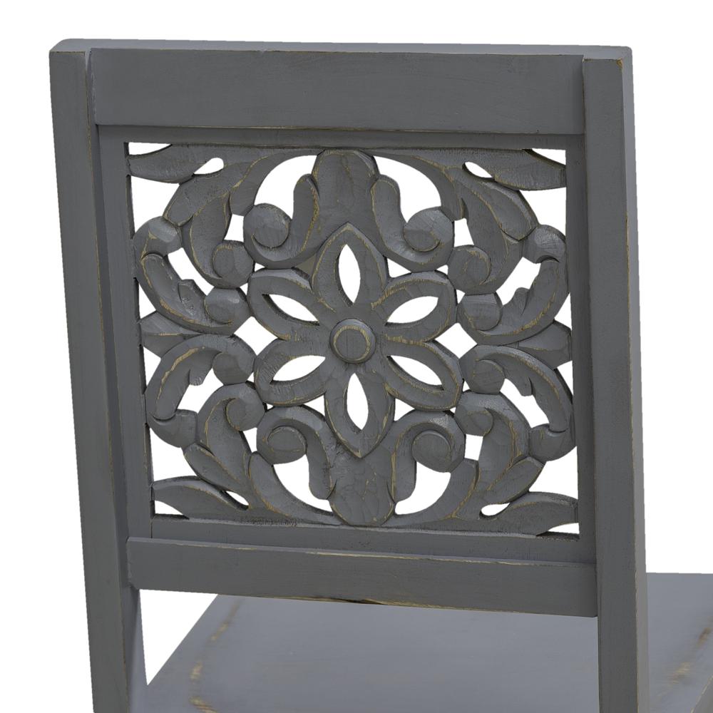 Trellis Lane Accent Chair- Grey