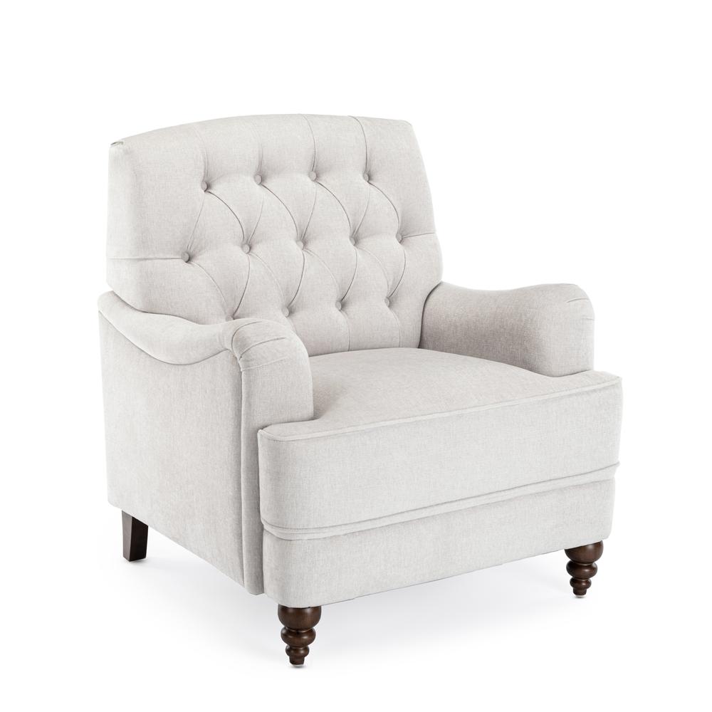 Bingham Tufted Arm Chair - Oatmeal