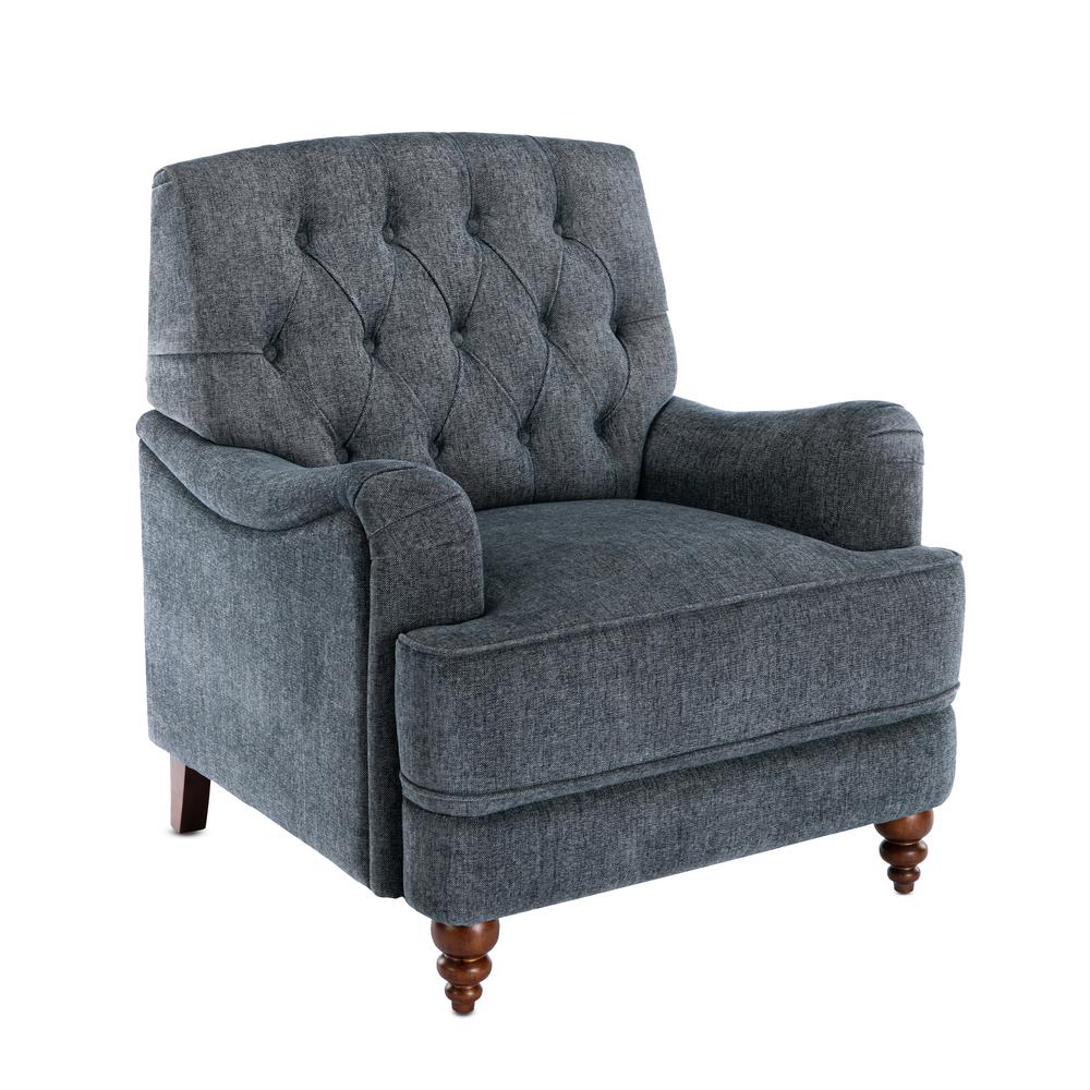 Bingham Tufted Arm Chair - Navy